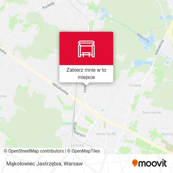 Mapa Mąkołowiec Jastrzębia