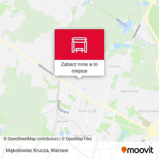 Mapa Mąkołowiec Krucza