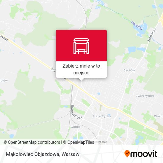 Mapa Mąkołowiec Objazdowa