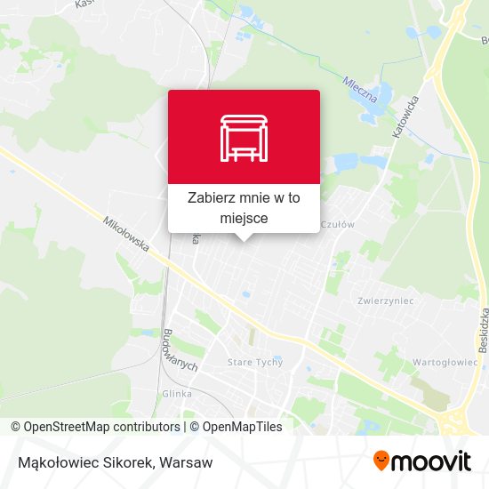 Mapa Mąkołowiec Sikorek