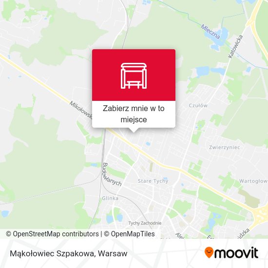 Mapa Mąkołowiec Szpakowa