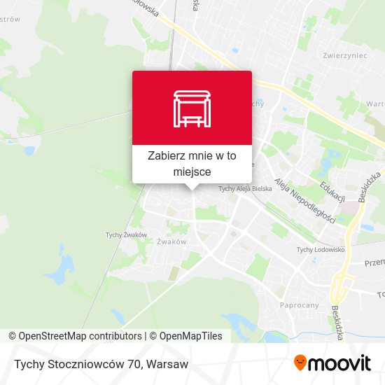 Mapa Tychy Stoczniowców 70