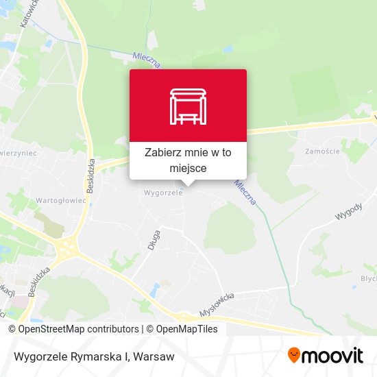 Mapa Wygorzele Rymarska I