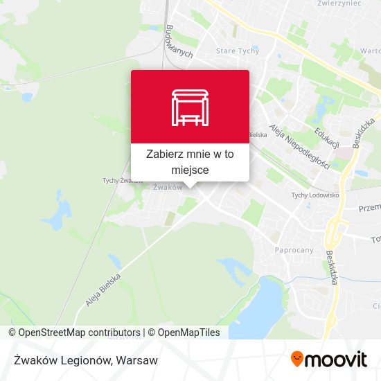 Mapa Żwaków Legionów