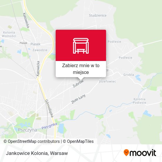 Mapa Jankowice Kolonia