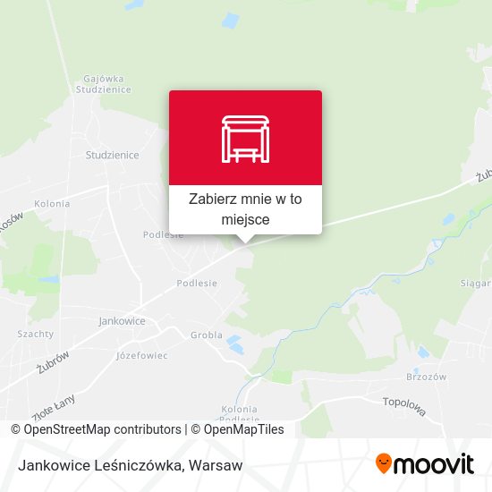 Mapa Jankowice Leśniczówka