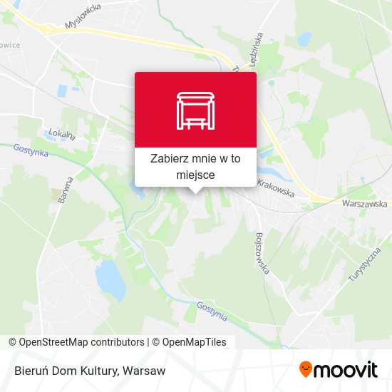 Mapa Bieruń Dom Kultury