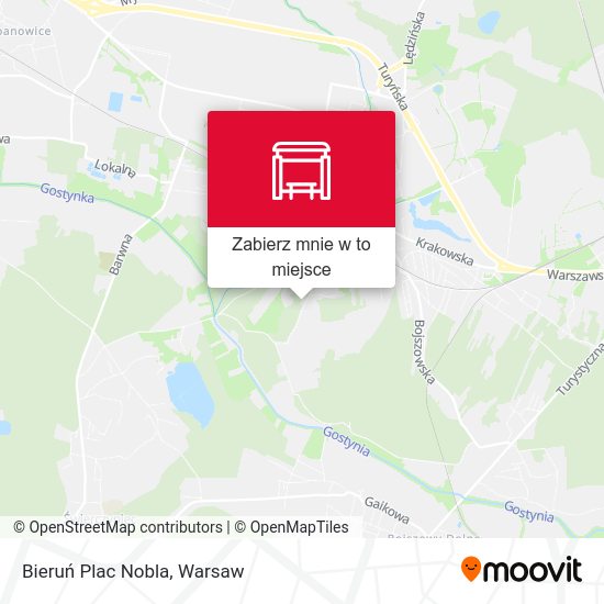 Mapa Bieruń Plac Nobla