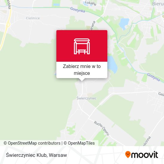 Mapa Świerczyniec Klub