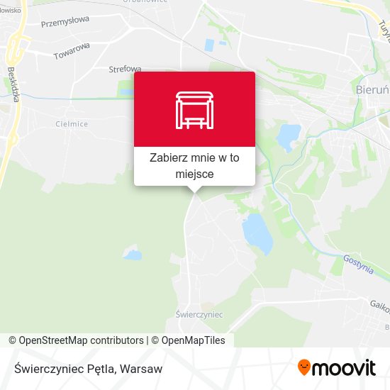 Mapa Świerczyniec Pętla