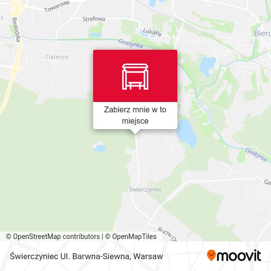 Mapa Świerczyniec Ul. Barwna-Siewna