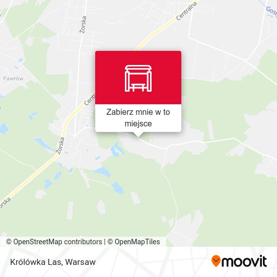 Mapa Królówka Las