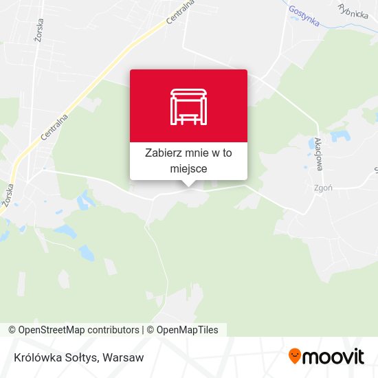 Mapa Królówka Sołtys