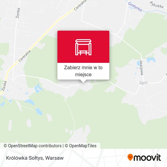 Mapa Królówka Sołtys