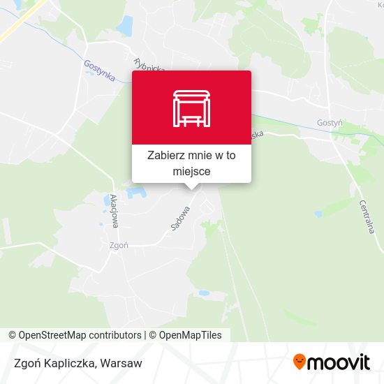 Mapa Zgoń Kapliczka