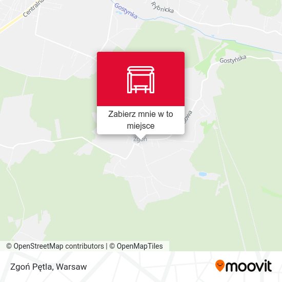 Mapa Zgoń Pętla