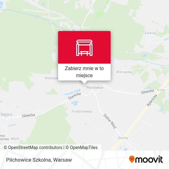 Mapa Pilchowice Szkolna