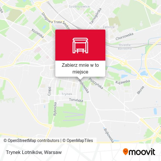 Mapa Trynek Lotników