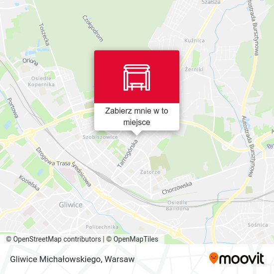 Mapa Gliwice Michałowskiego