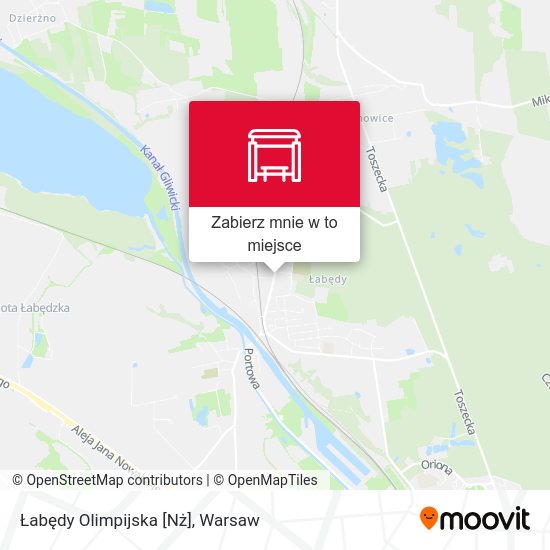 Mapa Łabędy Olimpijska [Nż]