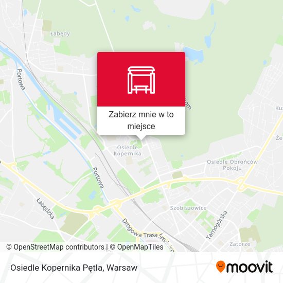 Mapa Osiedle Kopernika Pętla