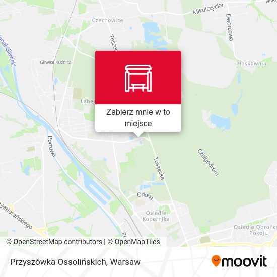 Mapa Przyszówka Ossolińskich