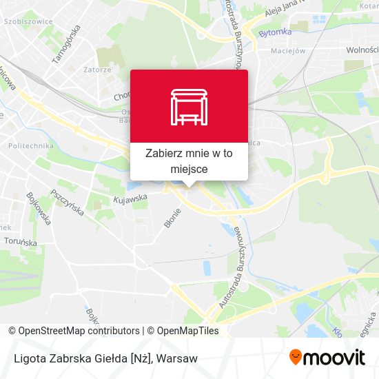 Mapa Ligota Zabrska Giełda [Nż]