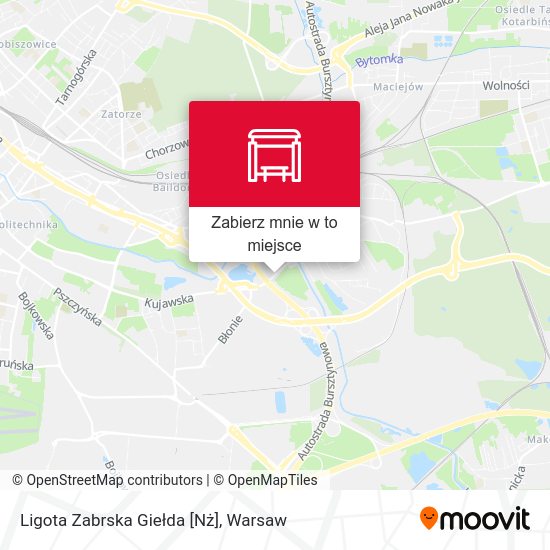 Mapa Ligota Zabrska Giełda [Nż]