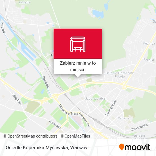 Mapa Osiedle Kopernika Myśliwska