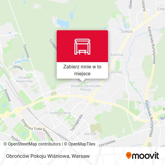 Mapa Obrońców Pokoju Wiśniowa