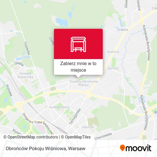 Mapa Obrońców Pokoju Wiśniowa