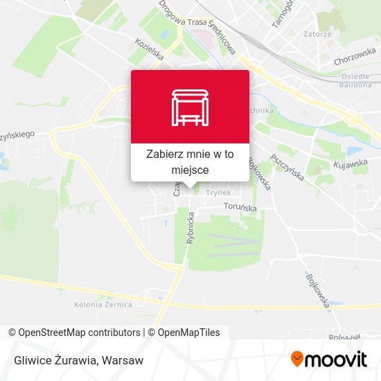 Mapa Gliwice Żurawia