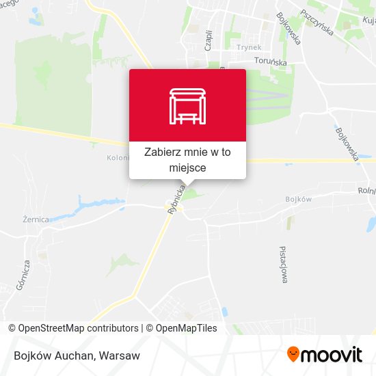 Mapa Bojków Auchan