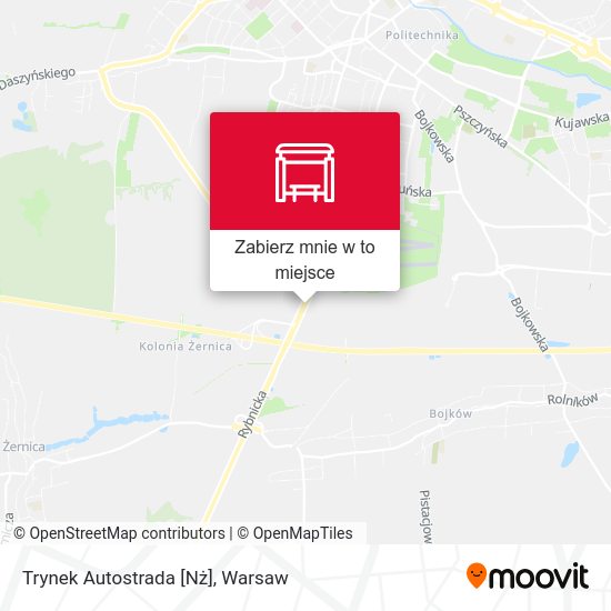 Mapa Trynek Autostrada [Nż]