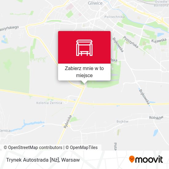 Mapa Trynek Autostrada [Nż]