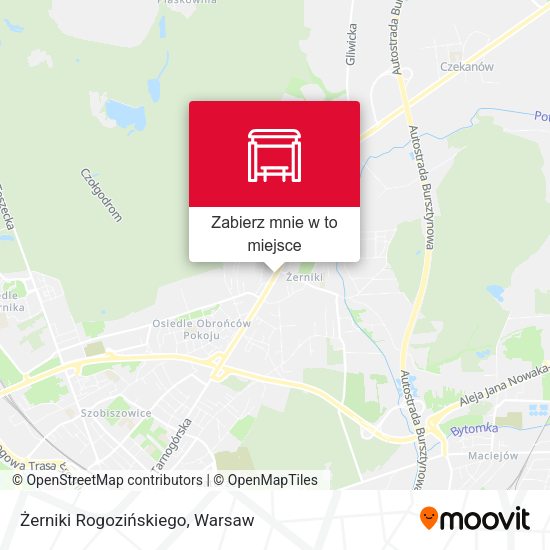 Mapa Żerniki Rogozińskiego