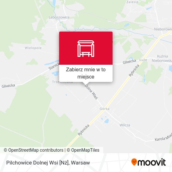 Mapa Pilchowice Dolnej Wsi [Nż]