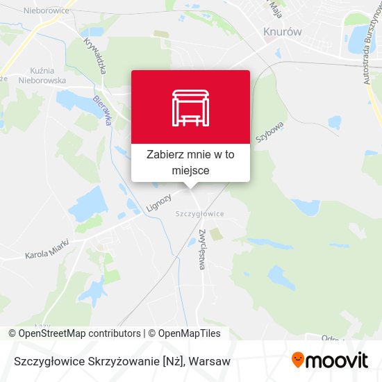 Mapa Szczygłowice Skrzyżowanie [Nż]