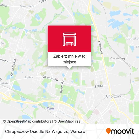 Mapa Chropaczów Osiedle Na Wzgórzu