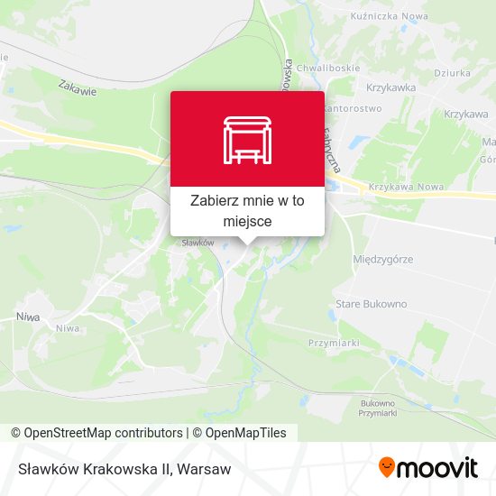 Mapa Sławków Krakowska II