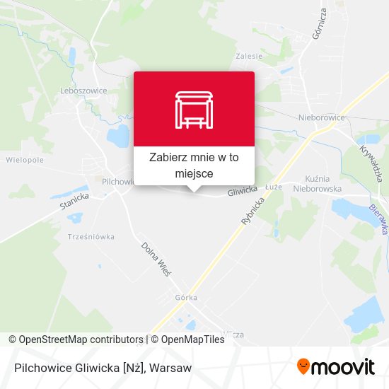 Mapa Pilchowice Gliwicka [Nż]