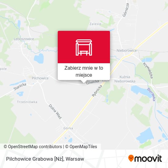 Mapa Pilchowice Grabowa [Nż]