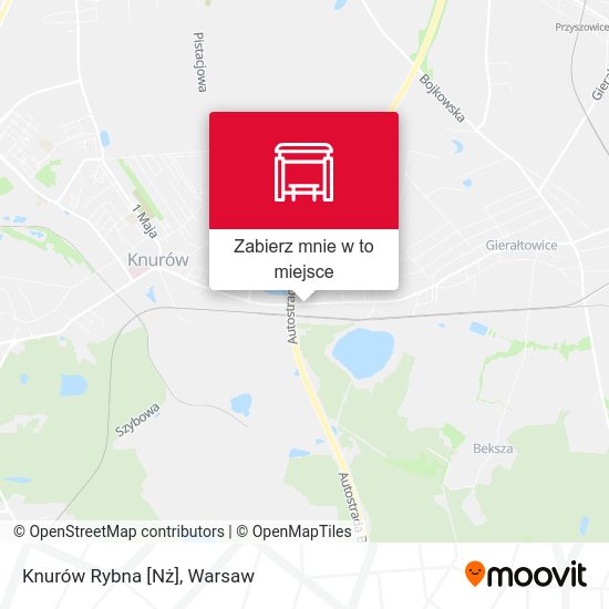 Mapa Knurów Rybna [Nż]