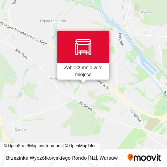 Mapa Brzezinka Wyczółkowskiego Rondo [Nż]