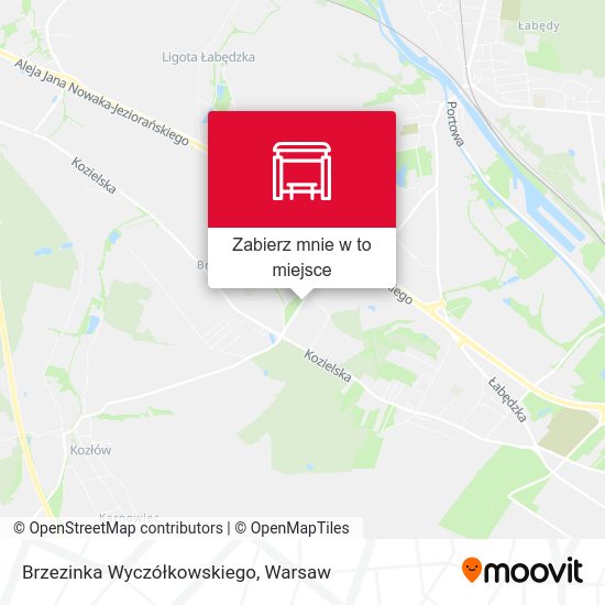 Mapa Brzezinka Wyczółkowskiego