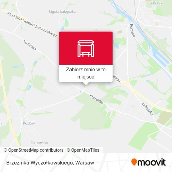 Mapa Brzezinka Wyczółkowskiego