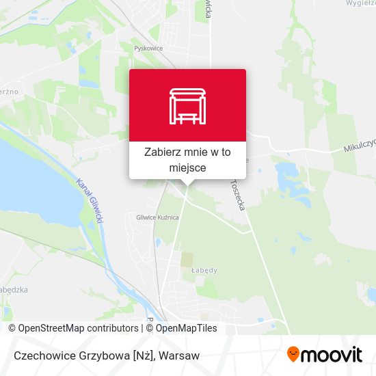 Mapa Czechowice Grzybowa [Nż]