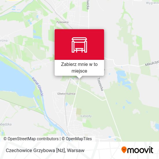 Mapa Czechowice Grzybowa [Nż]