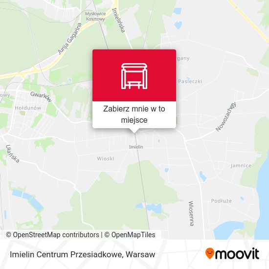 Mapa Imielin Centrum Przesiadkowe