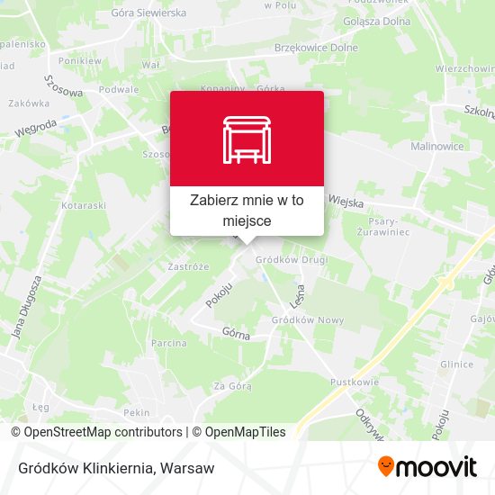 Mapa Gródków Klinkiernia